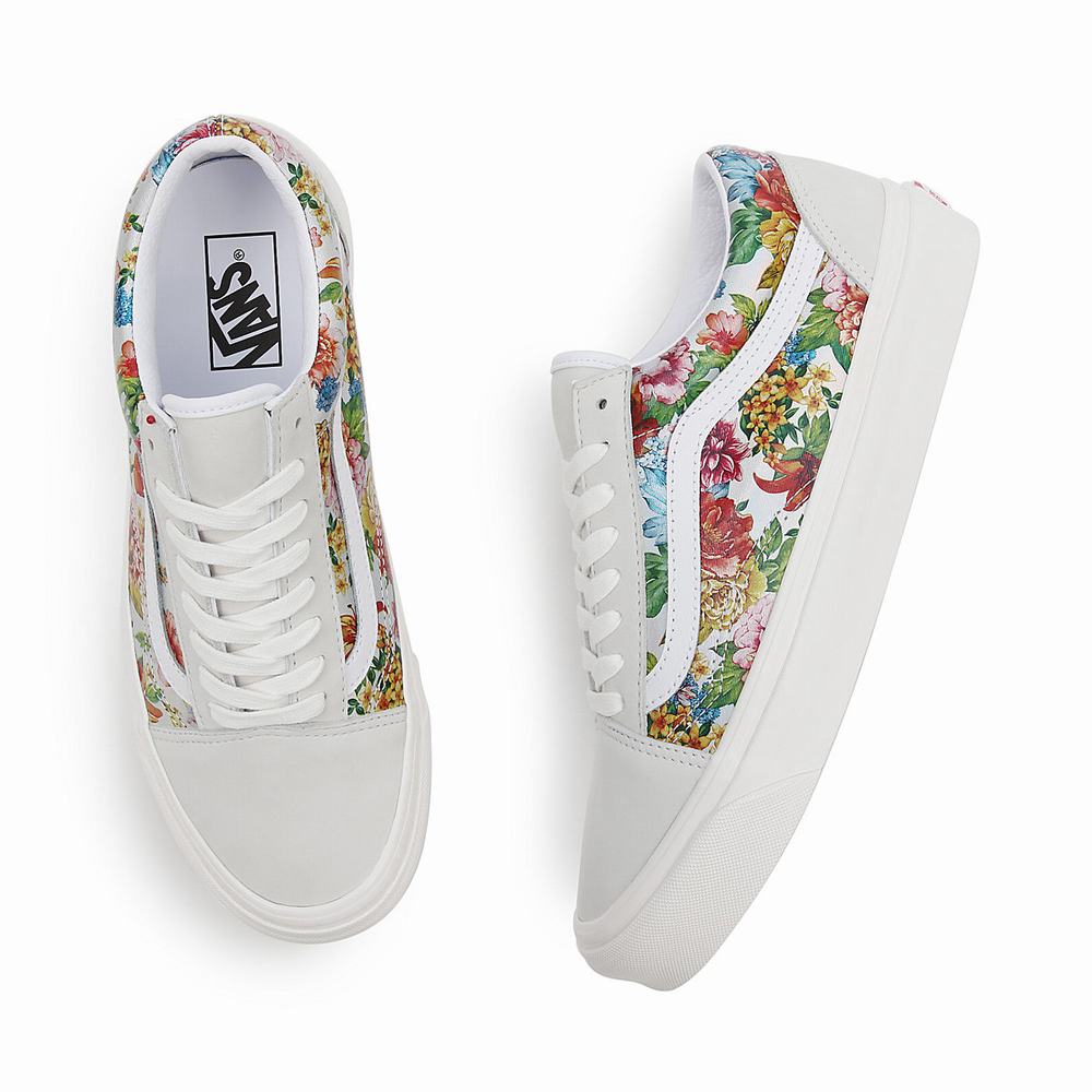 Women's Vans Anaheim Factory Old Skool 36 DX Sneakers Multicolor / White | USA15073