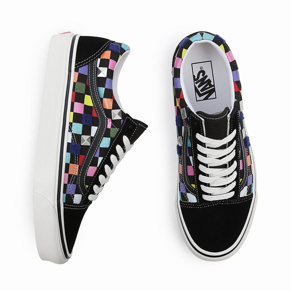 Women's Vans Anaheim Factory Old Skool 36 DX Sneakers Black / Multicolor | USA48072