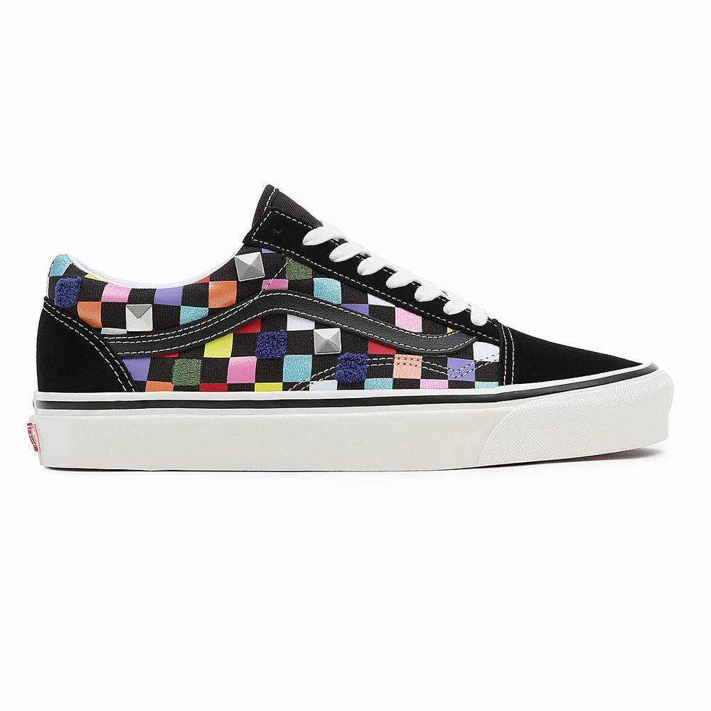 Women's Vans Anaheim Factory Old Skool 36 DX Sneakers Black / Multicolor | USA48072