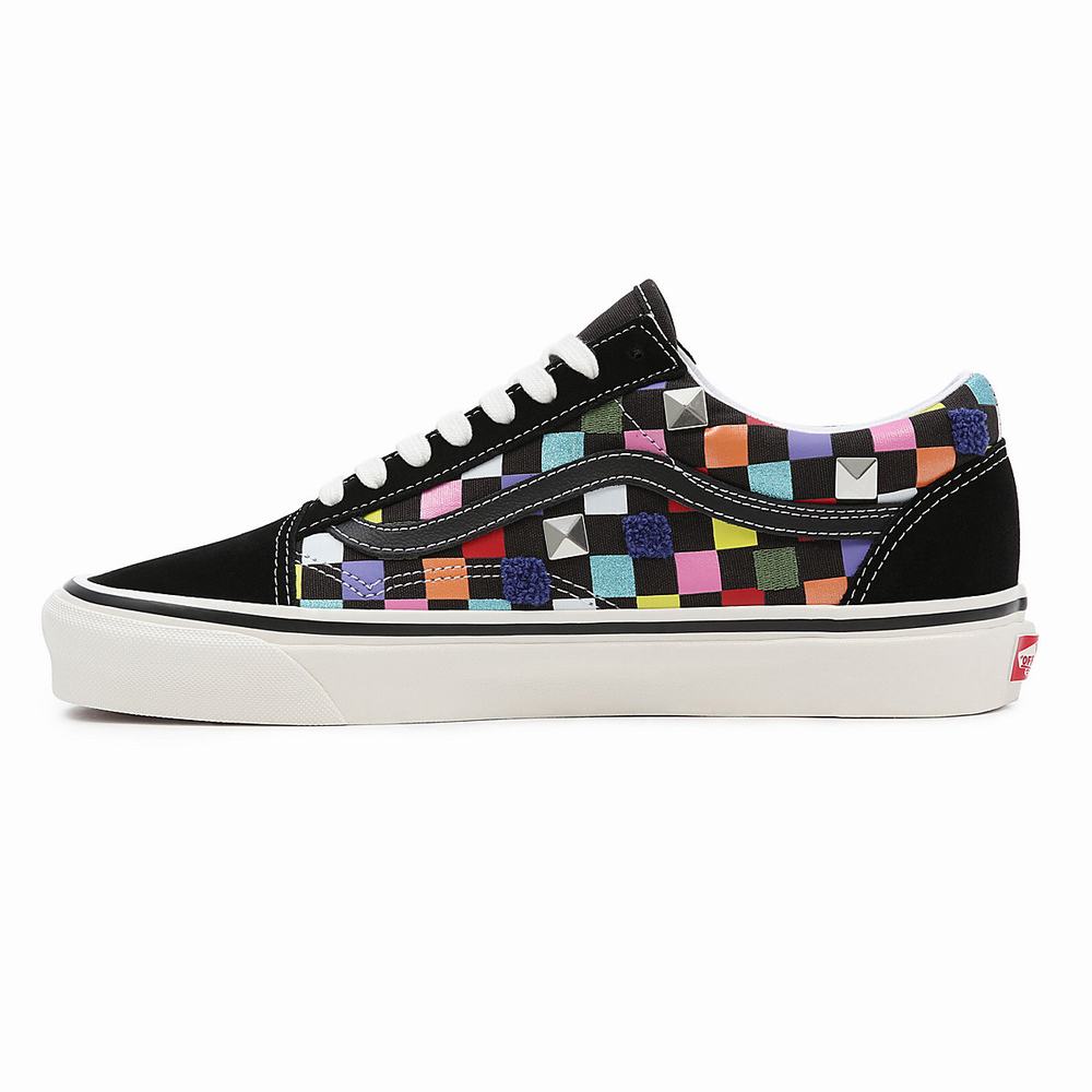 Women's Vans Anaheim Factory Old Skool 36 DX Sneakers Black / Multicolor | USA48072