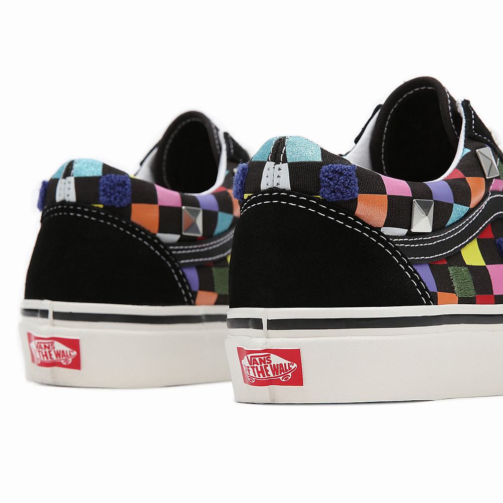 Women's Vans Anaheim Factory Old Skool 36 DX Sneakers Black / Multicolor | USA48072