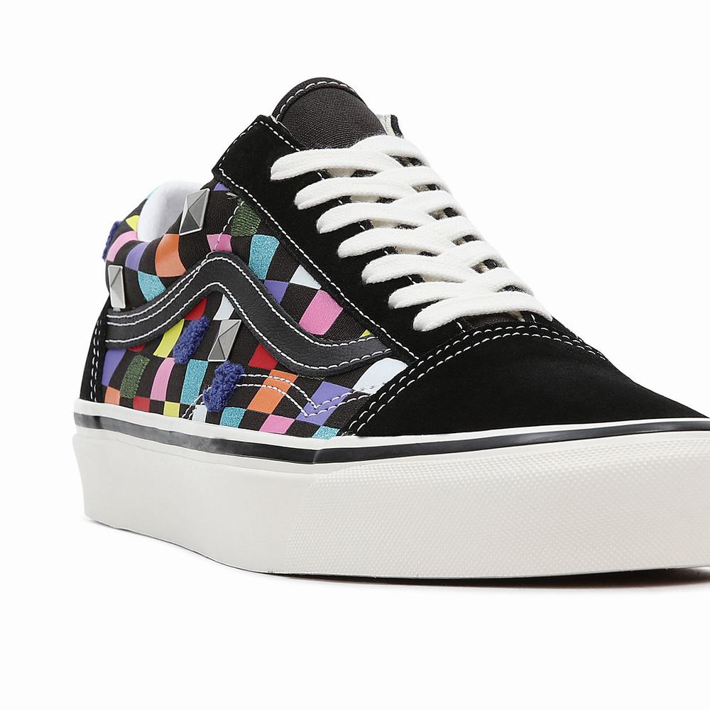 Women's Vans Anaheim Factory Old Skool 36 DX Sneakers Black / Multicolor | USA48072