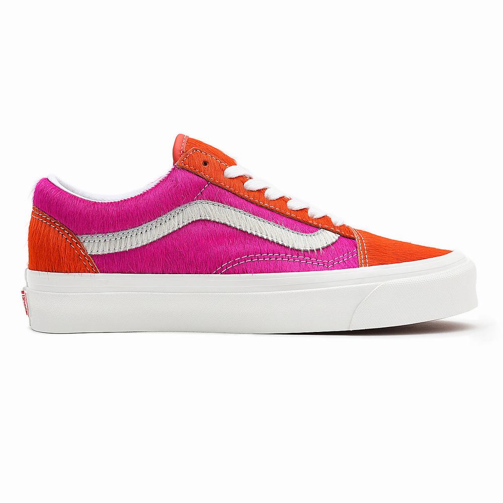 Women's Vans Anaheim Factory Old Skool 36 DX Sneakers Pink / Orange | USA65239