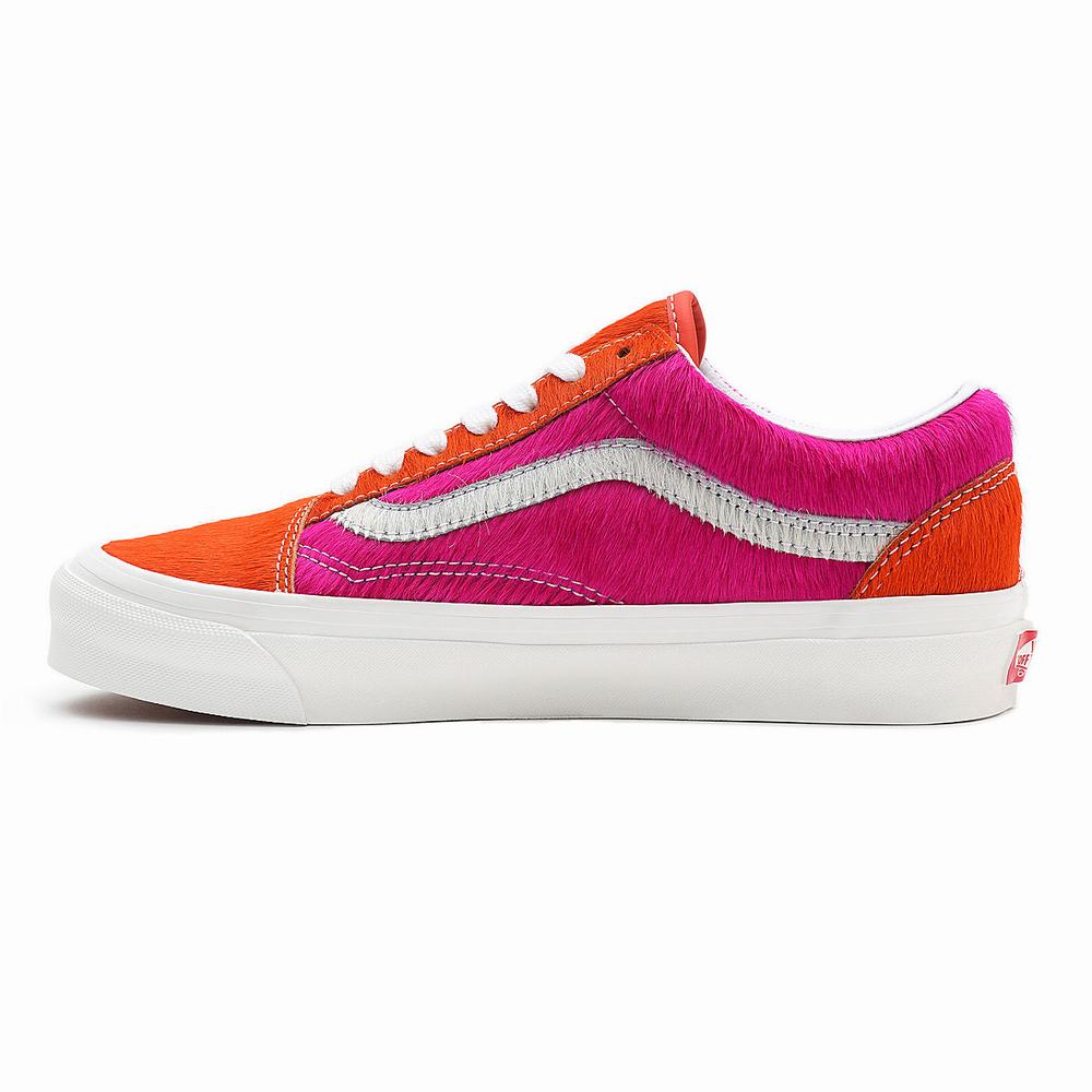 Women's Vans Anaheim Factory Old Skool 36 DX Sneakers Pink / Orange | USA65239