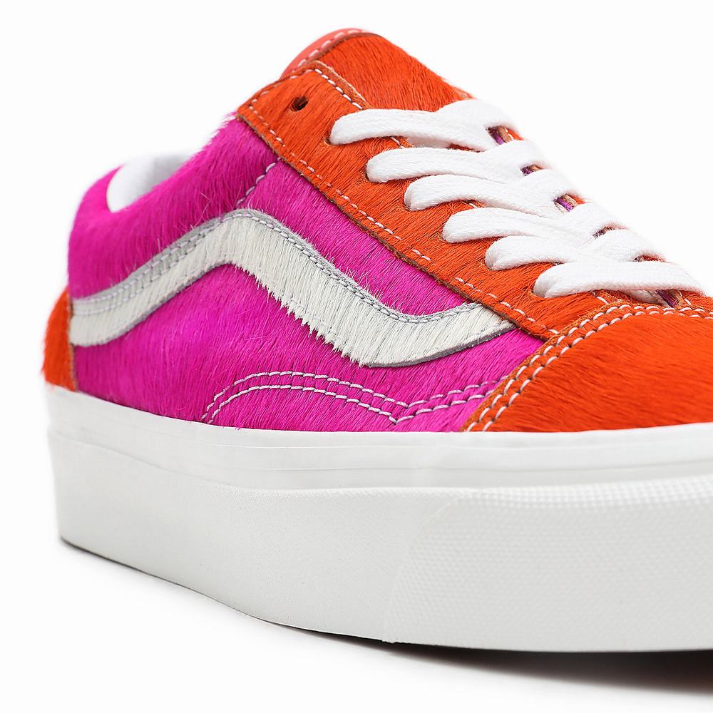 Women's Vans Anaheim Factory Old Skool 36 DX Sneakers Pink / Orange | USA65239