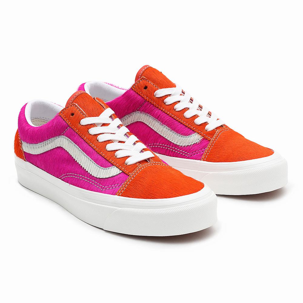 Women\'s Vans Anaheim Factory Old Skool 36 DX Sneakers Pink / Orange | USA65239