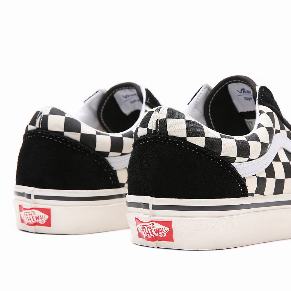 Women's Vans Anaheim Factory Old Skool 36 DX Sneakers Black / White | USA91587