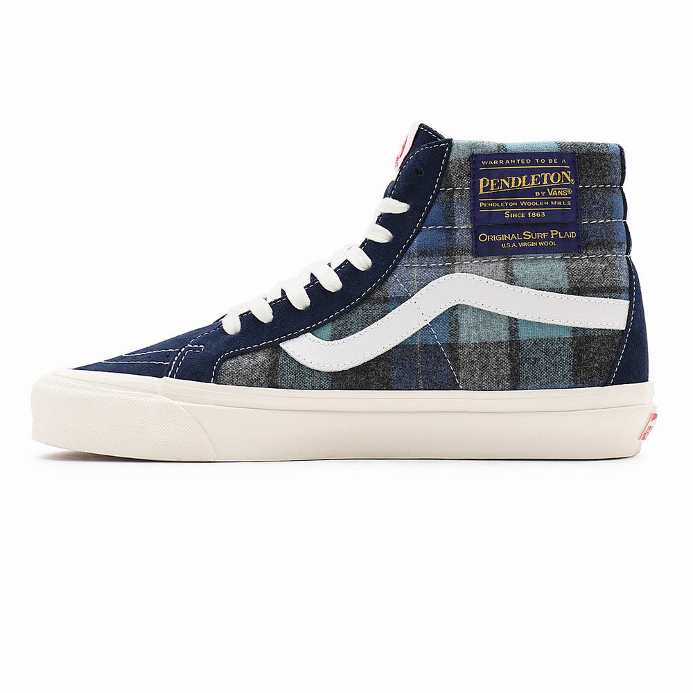 Women's Vans Anaheim Factory Sk8-Hi 38 DX Sneakers Blue | USA02758