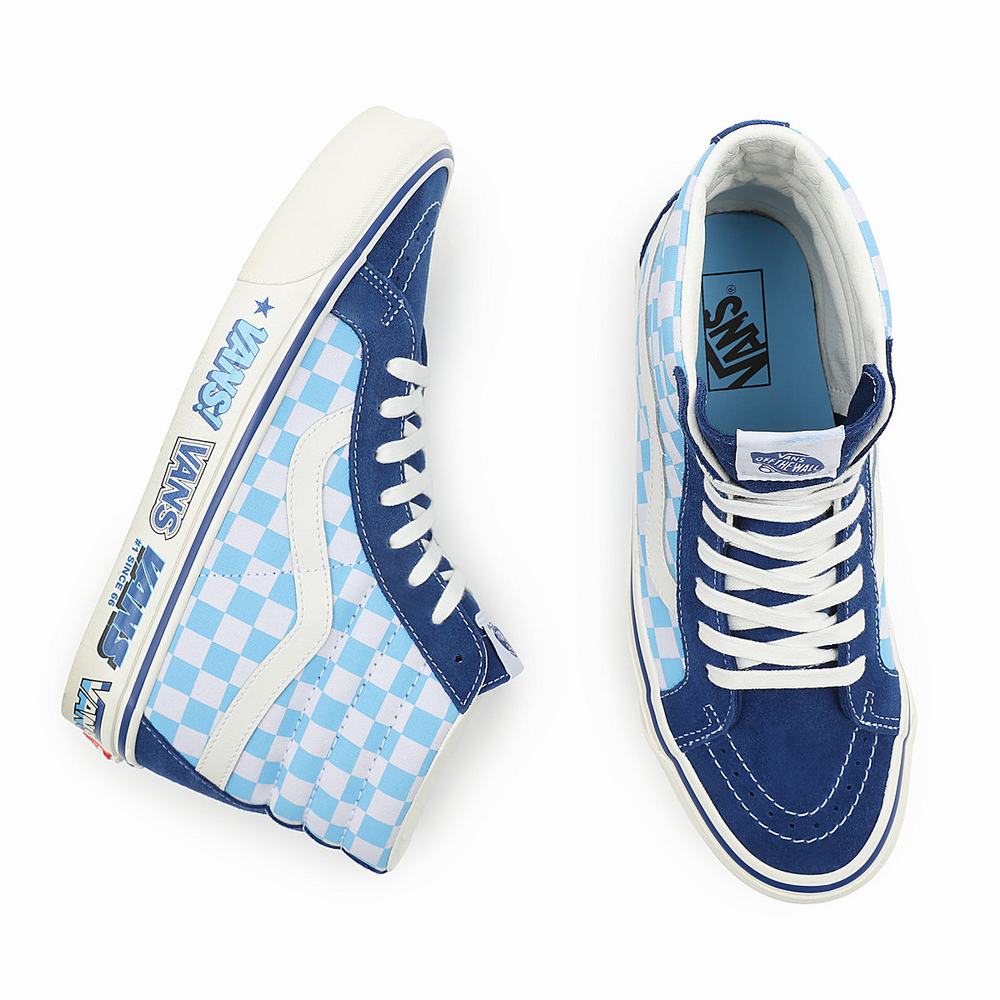 Women's Vans Anaheim Factory Sk8-Hi 38 DX Sneakers Blue | USA82719