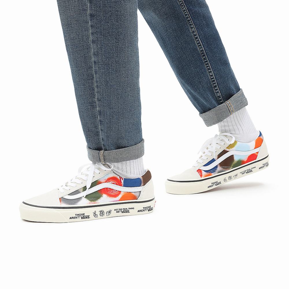 Women's Vans Anahiem Factory Old Skool 36 DX Sneakers Multicolor | USA80715