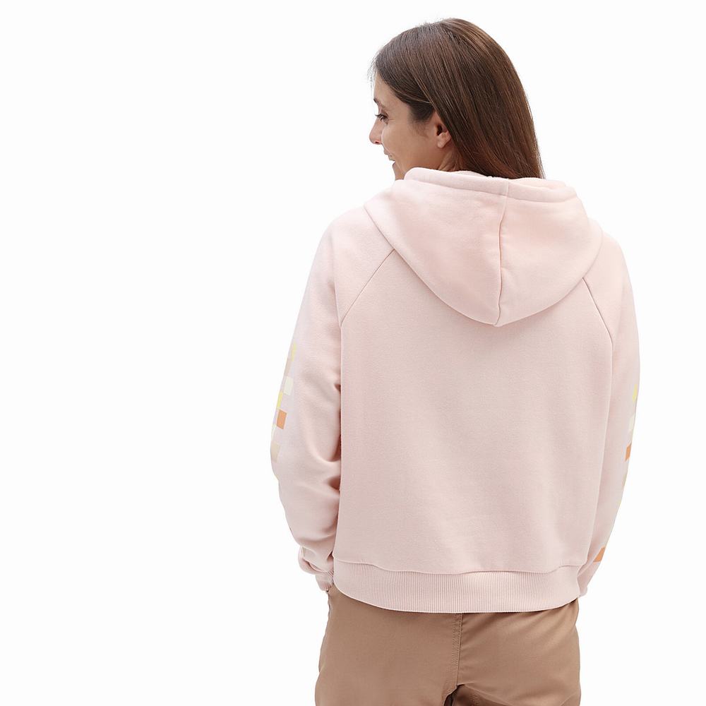 Women's Vans Angie Marino Boxy Hoodie Pink | USA90165