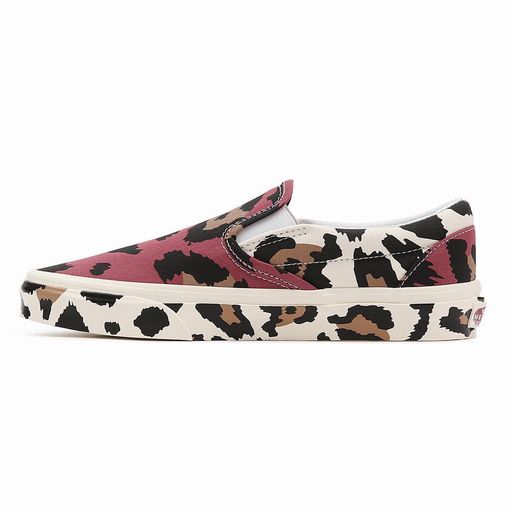 Women's Vans Animal Classic Slip On Shoes Multicolor | USA75916