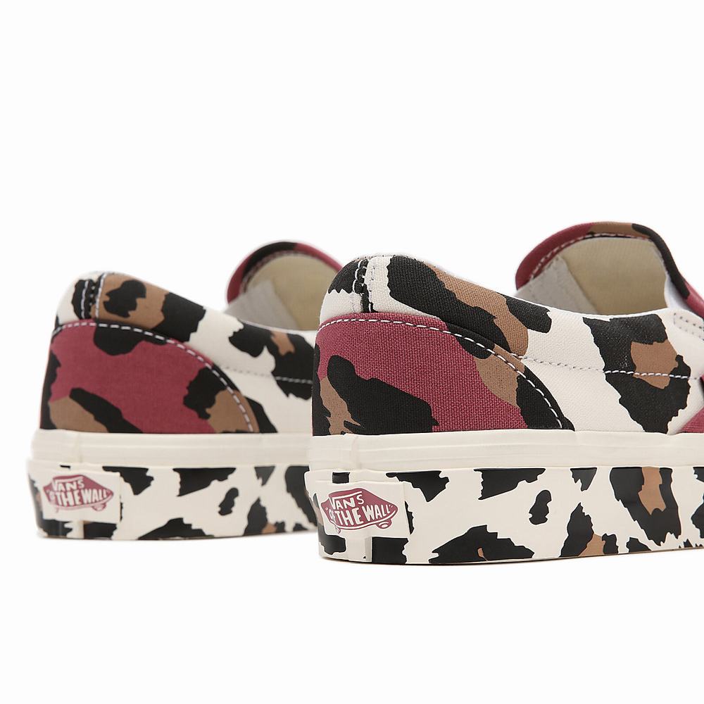 Women's Vans Animal Classic Slip On Shoes Multicolor | USA75916