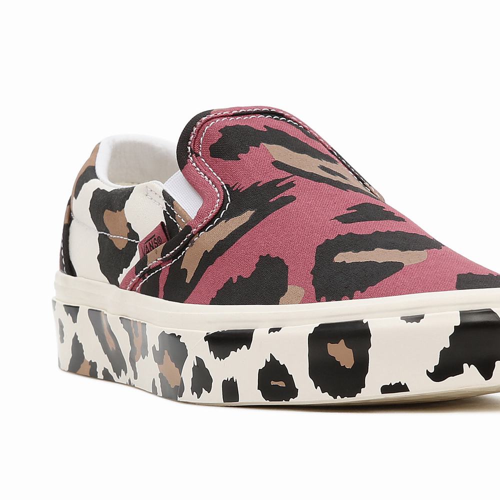 Women's Vans Animal Classic Slip On Shoes Multicolor | USA75916