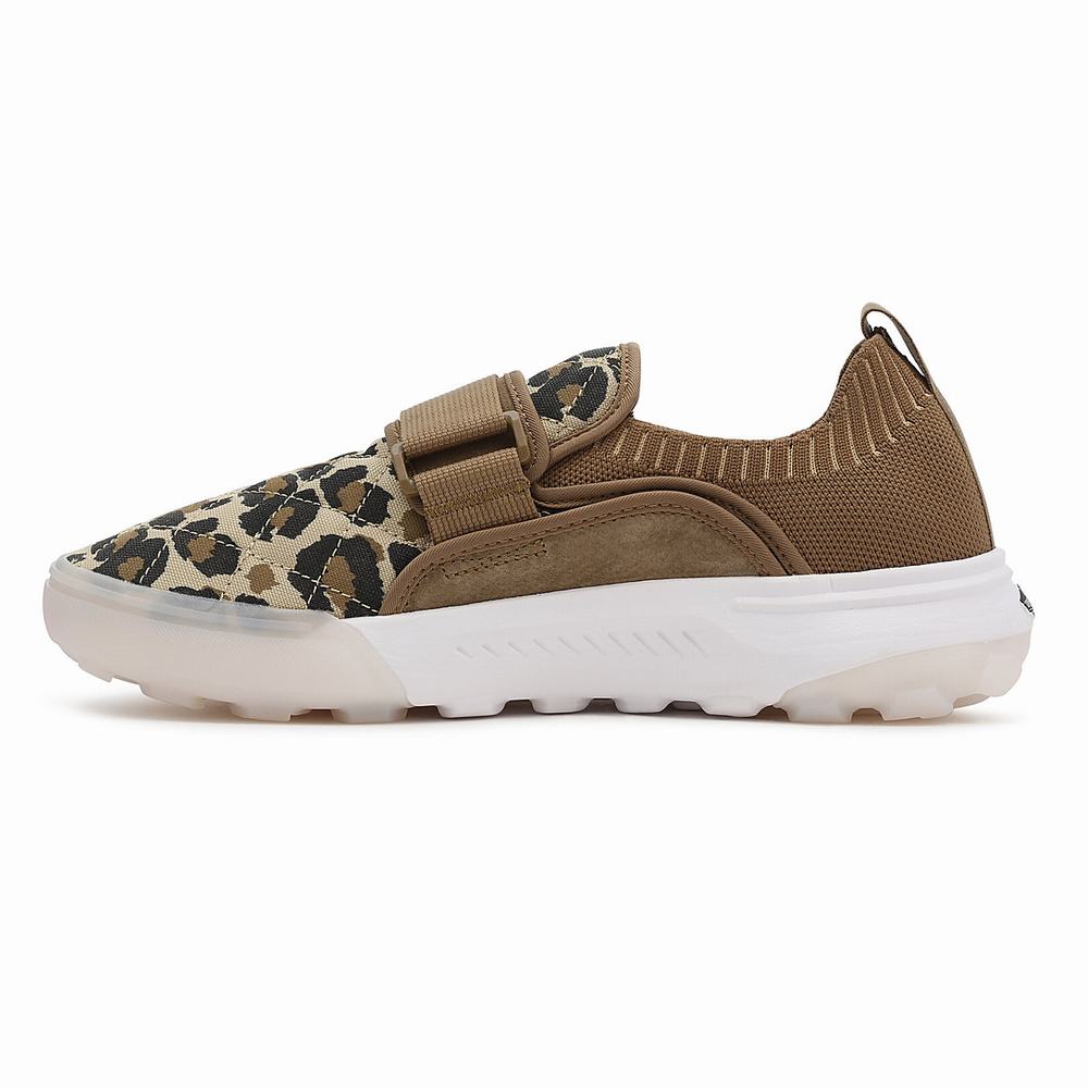 Women's Vans Animal Coast ComfyCush Sneakers Brown | USA25647