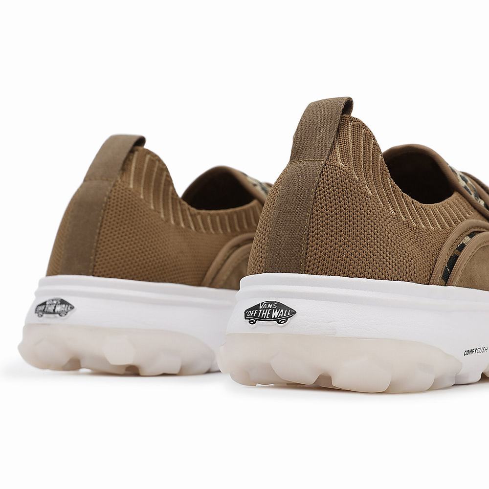 Women's Vans Animal Coast ComfyCush Sneakers Brown | USA25647