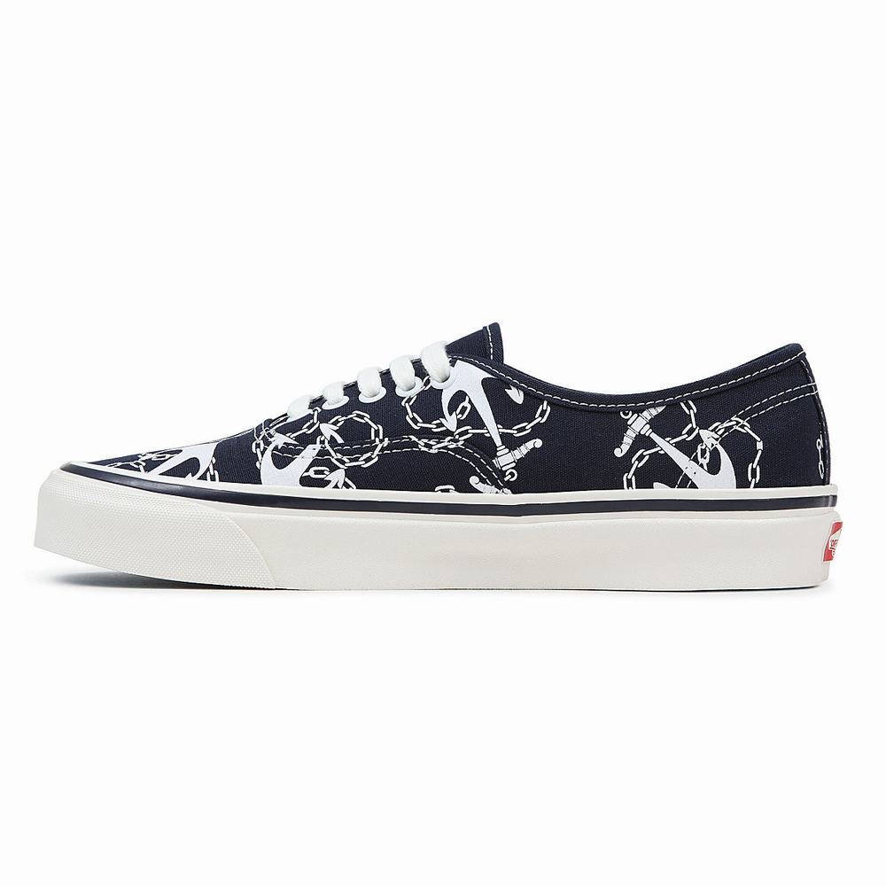 Women's Vans Authentic 44 Deck DX Sneakers Black | USA46379