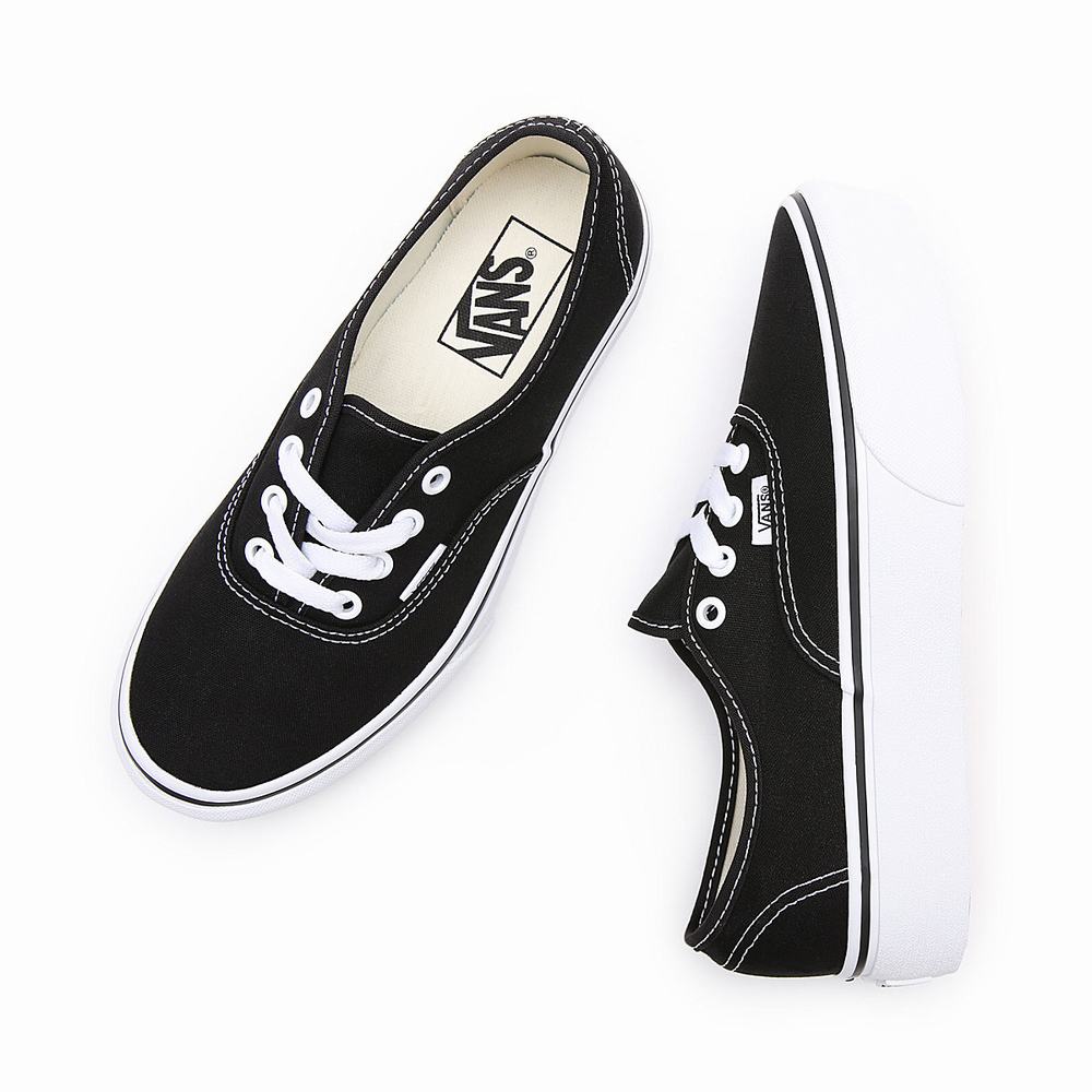 Women's Vans Authentic Platform 2.0 Platform Shoes Black | USA24950