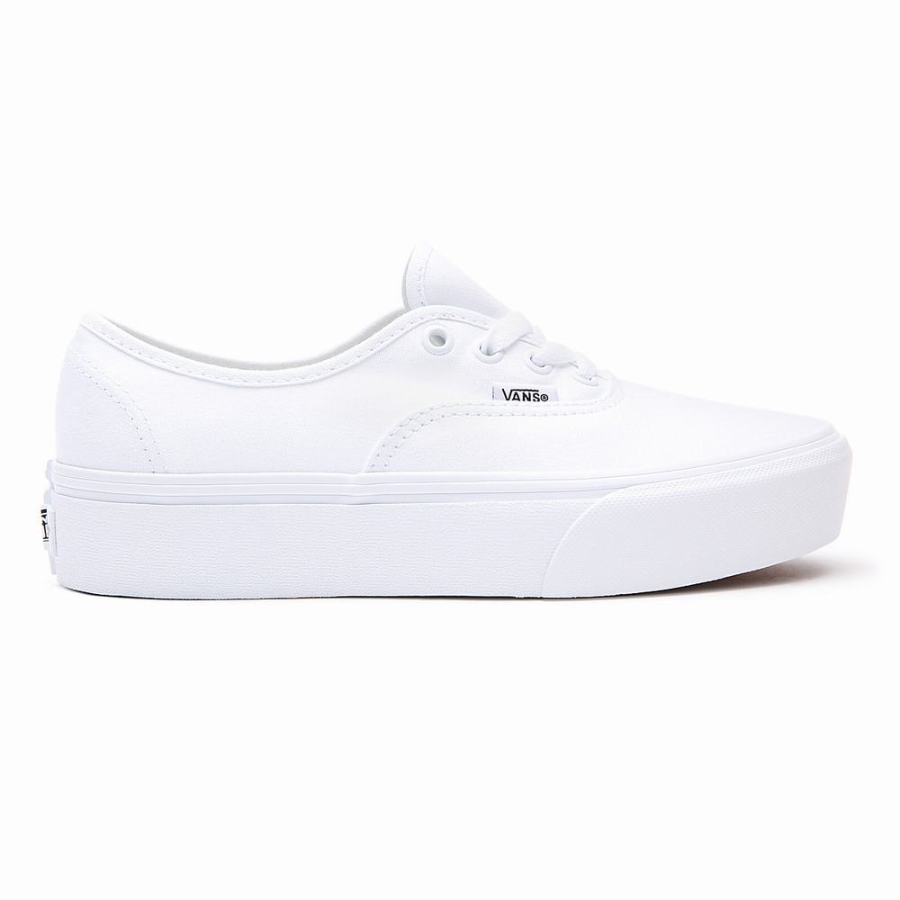 Women's Vans Authentic Platform 2.0 Platform Shoes White | USA96820