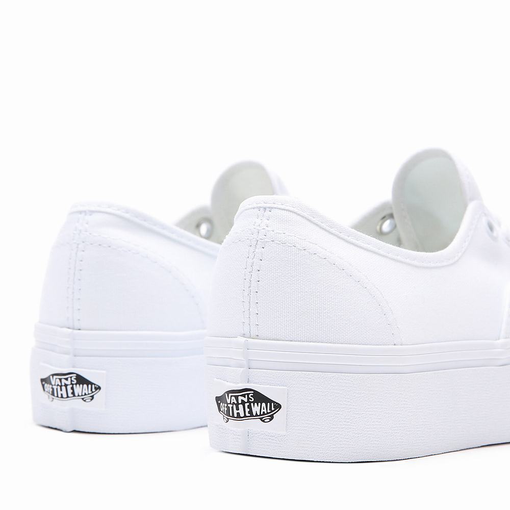 Women's Vans Authentic Platform 2.0 Platform Shoes White | USA96820