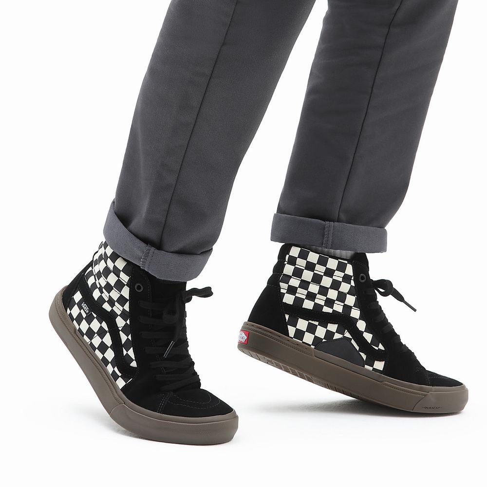 Women's Vans BMX Sk8-Hi Sneakers Black | USA82713