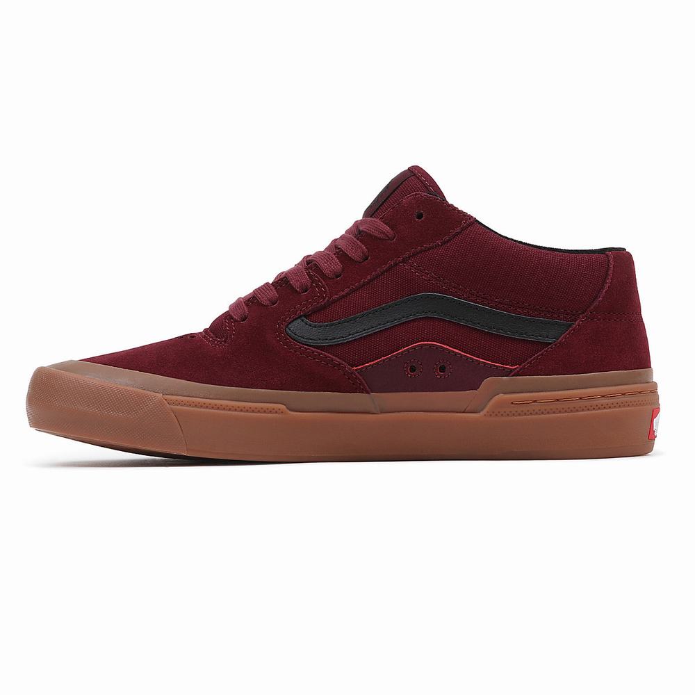 Women's Vans BMX Style 114 Sneakers Red | USA49573