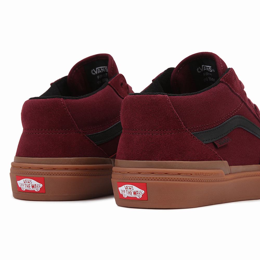 Women's Vans BMX Style 114 Sneakers Red | USA49573