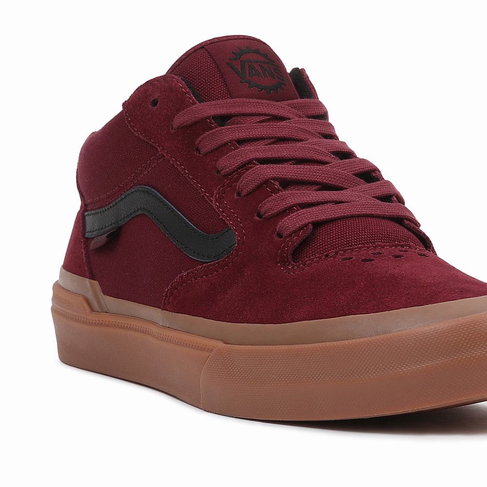 Women's Vans BMX Style 114 Sneakers Red | USA49573