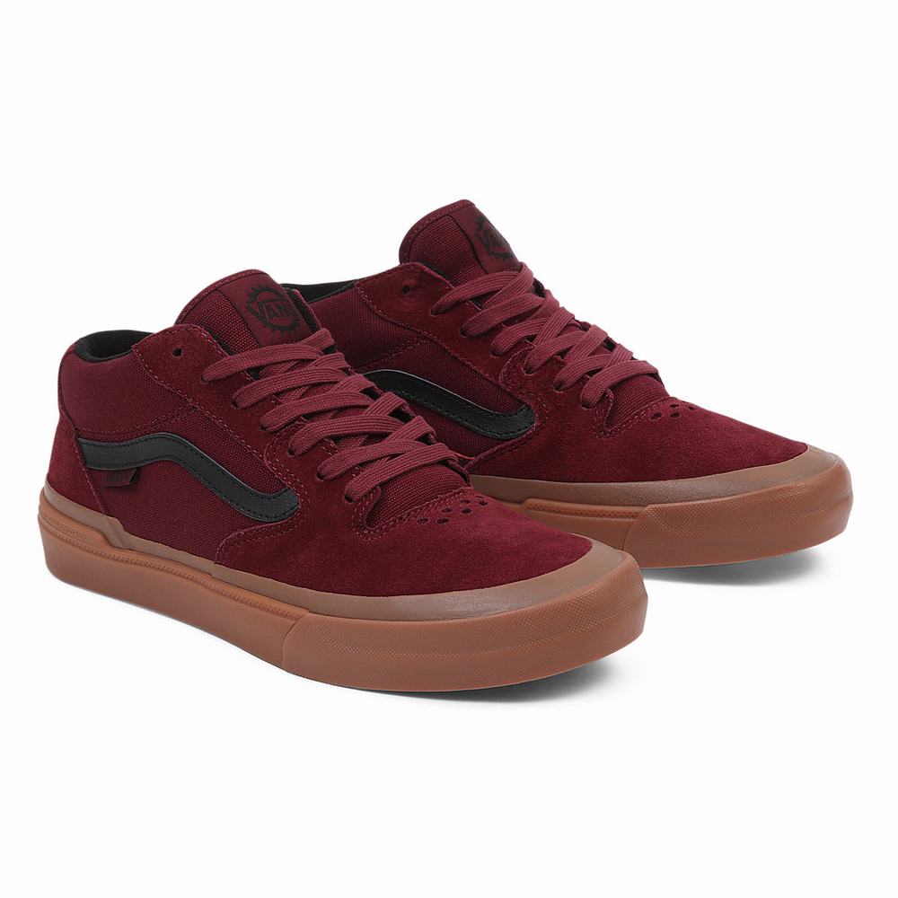 Women\'s Vans BMX Style 114 Sneakers Red | USA49573