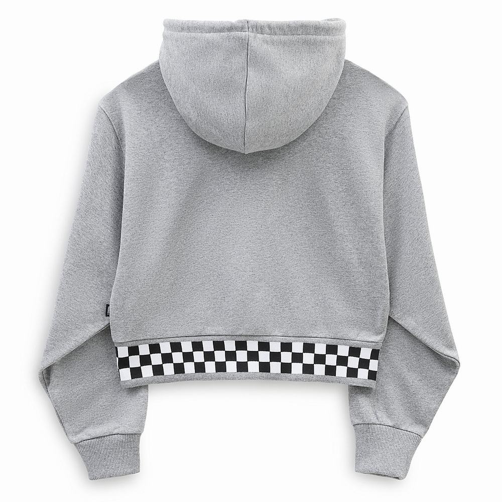 Women's Vans Boom Boom 66 Hoodie Grey | USA19845