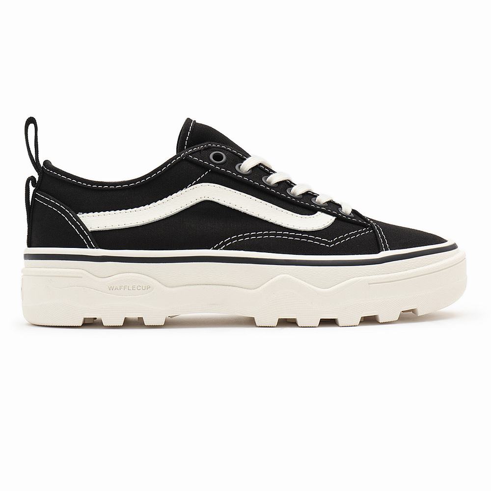 Women's Vans Canvas Sentry Old Skool Wc Sneakers Black | USA32170