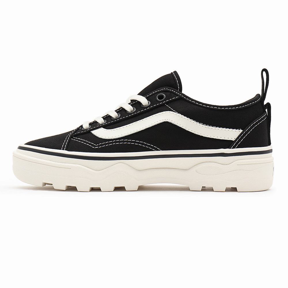 Women's Vans Canvas Sentry Old Skool Wc Sneakers Black | USA32170