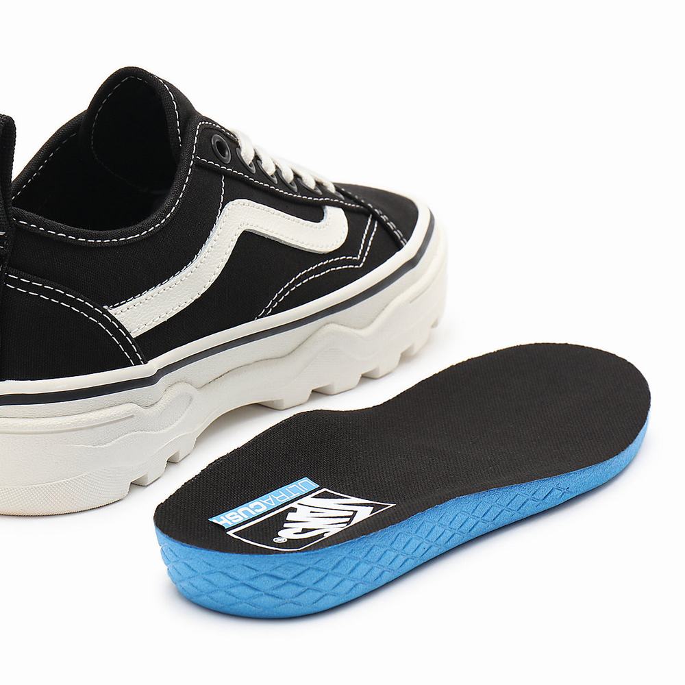 Women's Vans Canvas Sentry Old Skool Wc Sneakers Black | USA32170