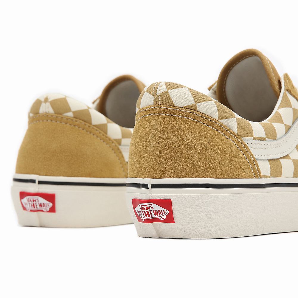 Women's Vans Checkerboard Style 36 Sf Sneakers Beige | USA89710