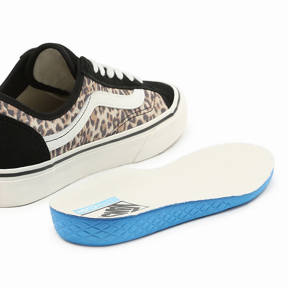 Women's Vans Cheetah Style 36 Decon Sf Sneakers Black / Brown | USA73215