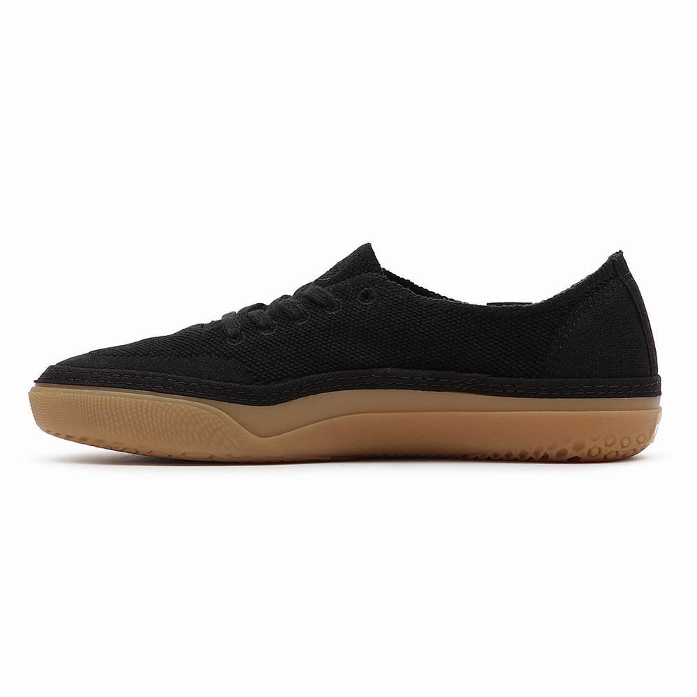 Women's Vans Circle Vee Sneakers Black | USA62784