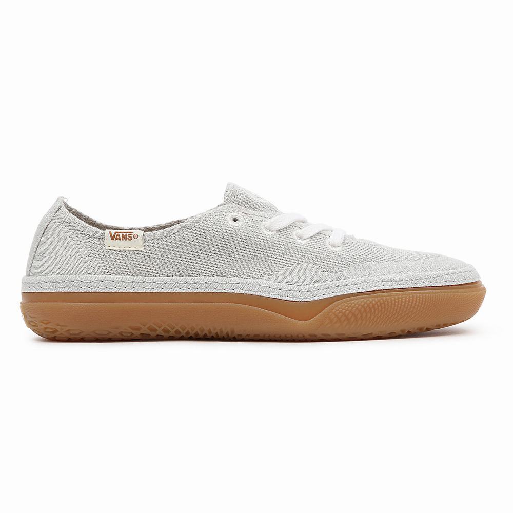 Women's Vans Circle Vee Sneakers Grey | USA35142