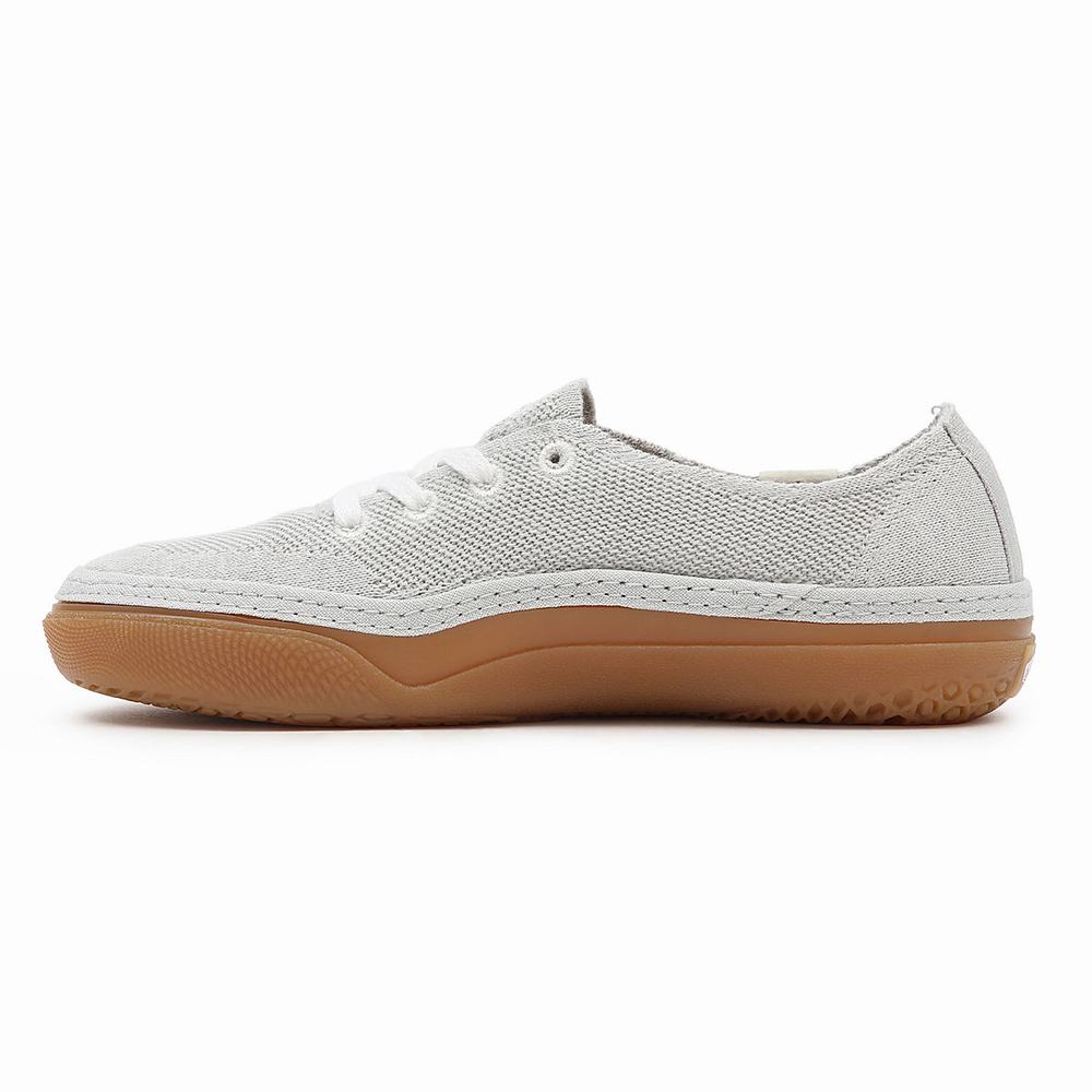 Women's Vans Circle Vee Sneakers Grey | USA35142