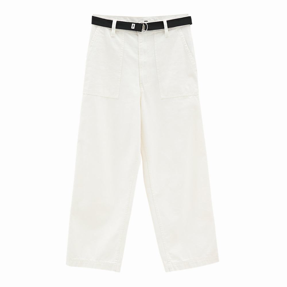 Women's Vans Clark Pants White | USA26048