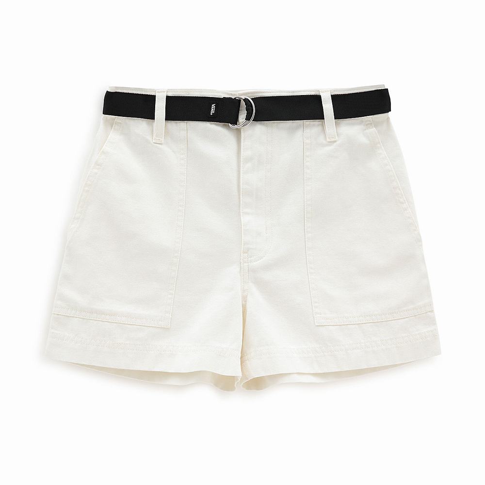 Women\'s Vans Clark Shorts White | USA13754