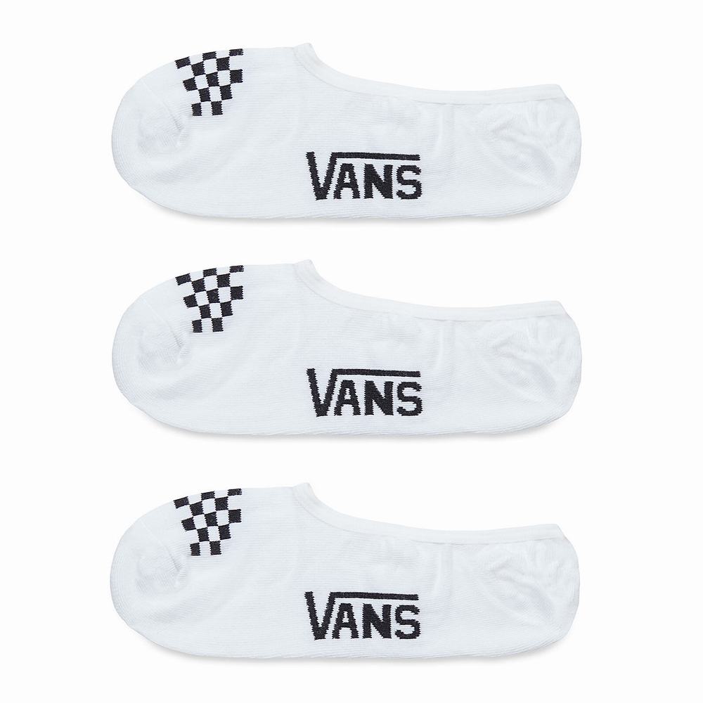 Women\'s Vans Classic Canoodle (3 pairs) Socks White | USA67129