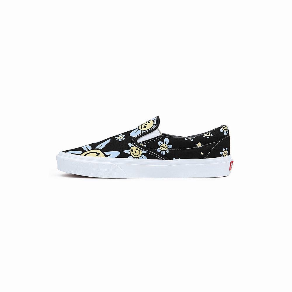 Women's Vans Classic Slip On Shoes Black | USA08963