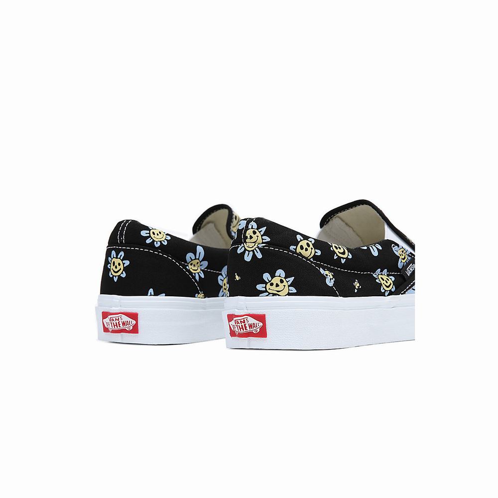 Women's Vans Classic Slip On Shoes Black | USA08963