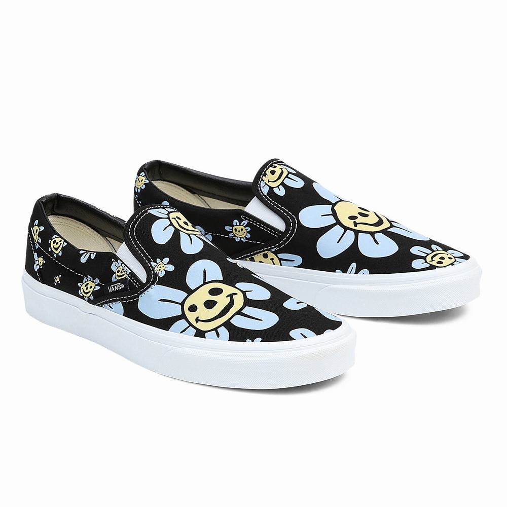 Women\'s Vans Classic Slip On Shoes Black | USA08963