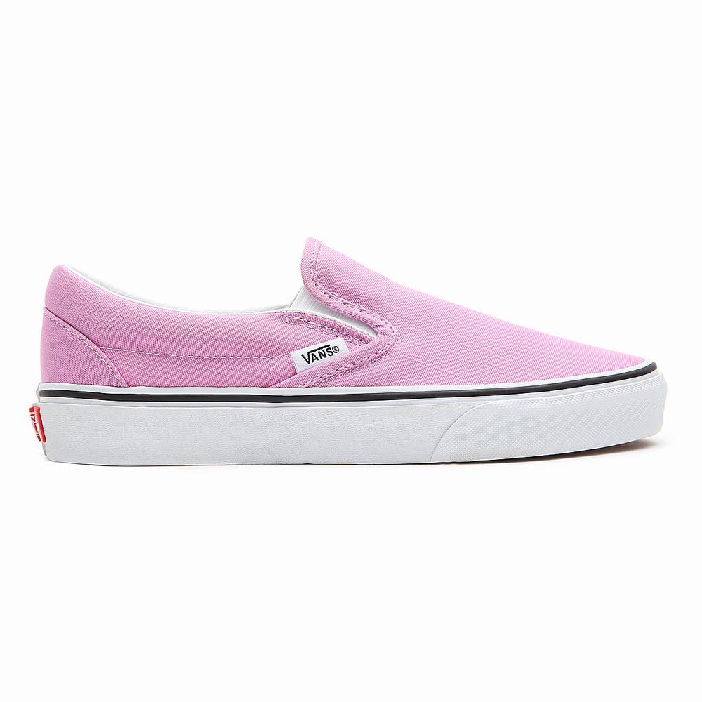 Women's Vans Classic Slip On Shoes Pink | USA74028