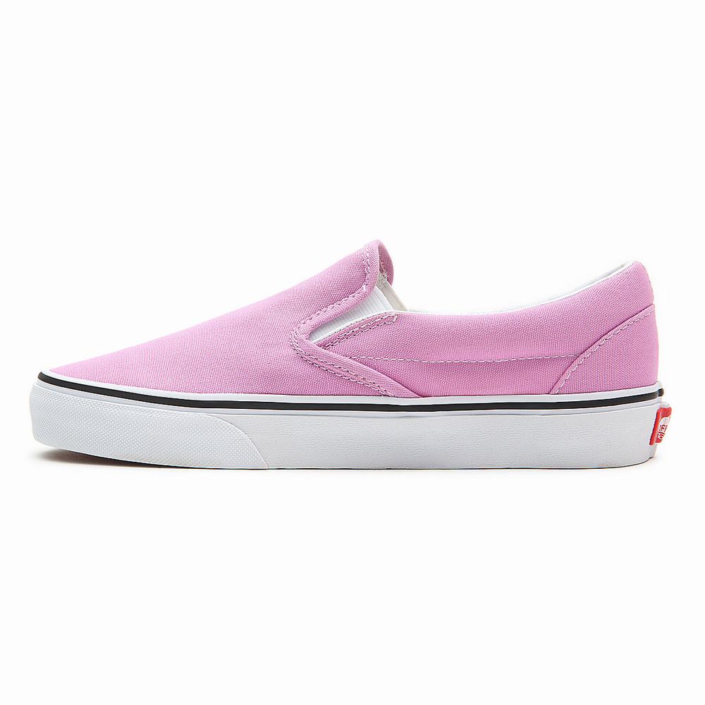 Women's Vans Classic Slip On Shoes Pink | USA74028