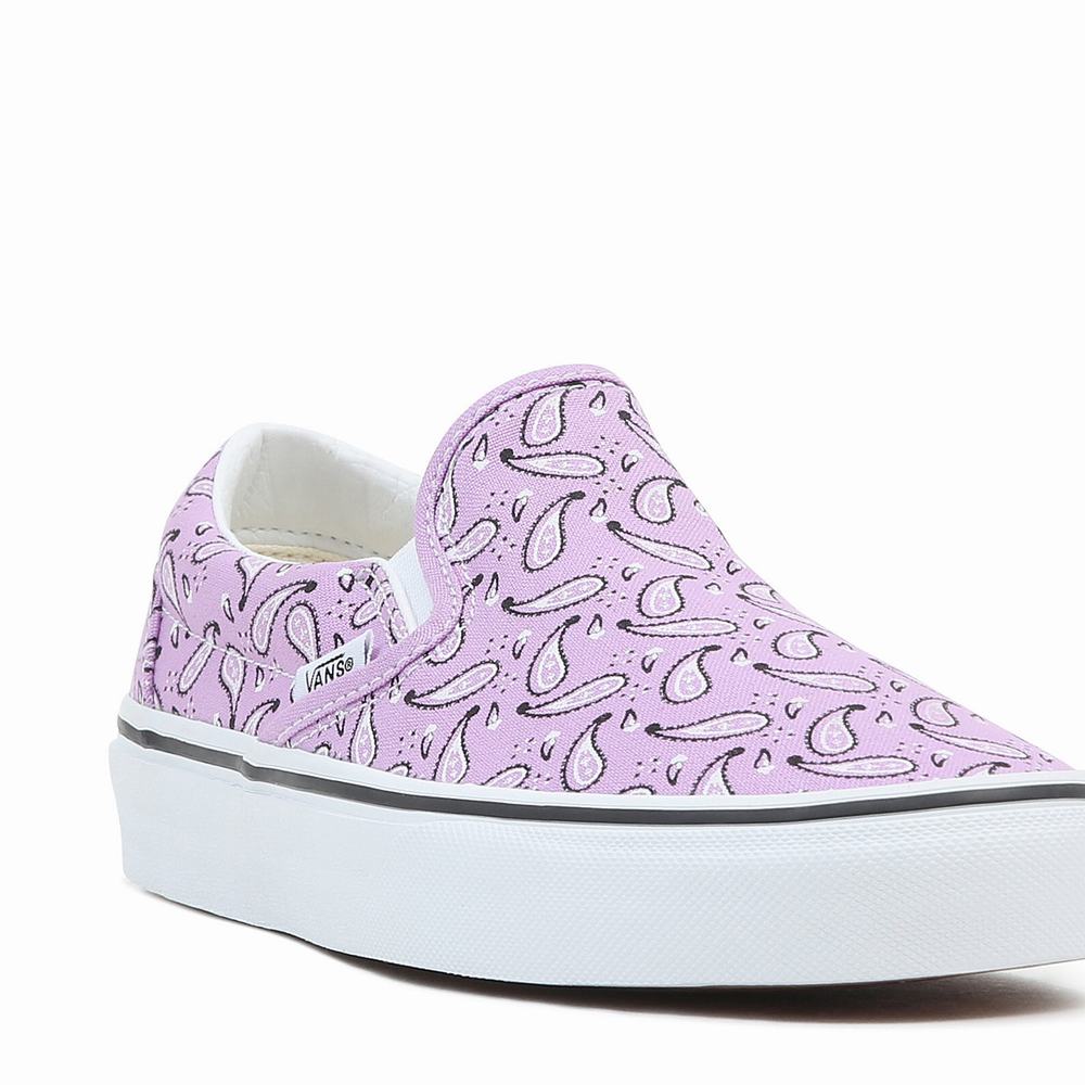 Women's Vans Classic Slip On Shoes Pink | USA82954