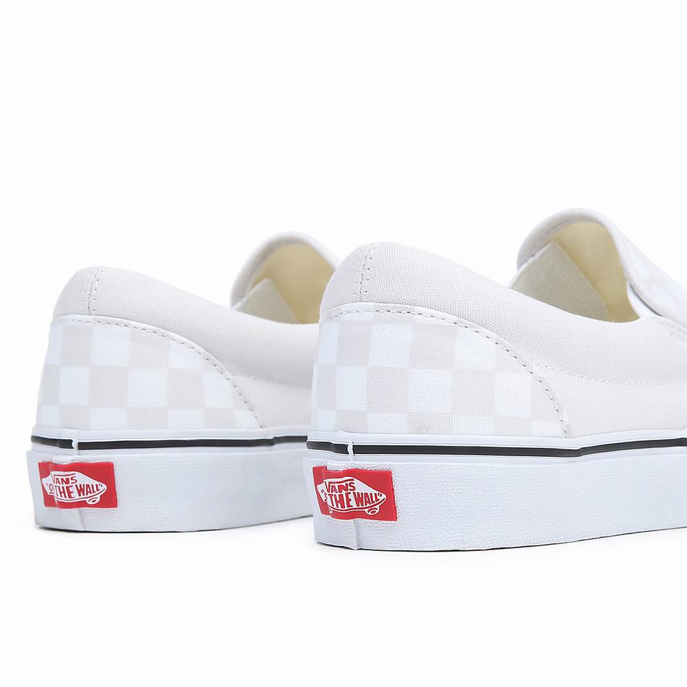 Women's Vans Classic Slip On Shoes White | USA41073