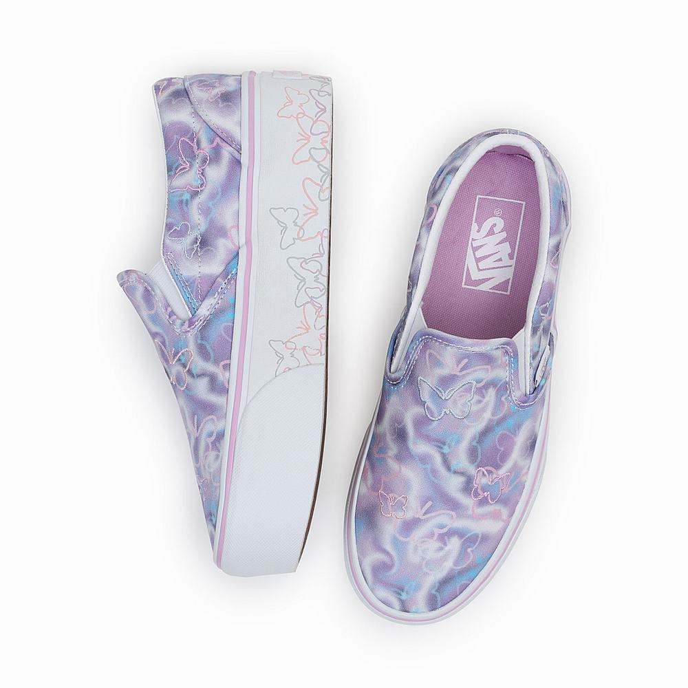 Women's Vans Classic Slip-On Stackform Slip On Shoes Multicolor | USA04875