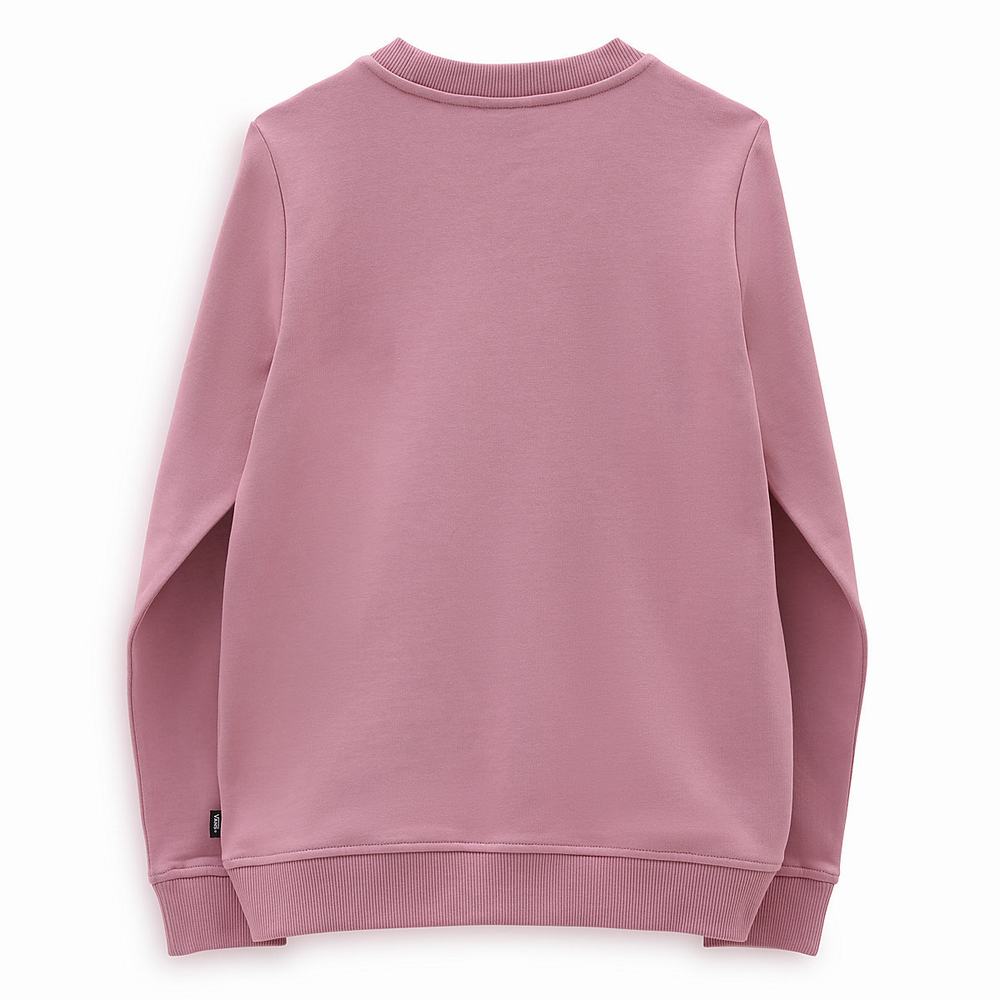 Women's Vans Classic V Crew Sweatshirts Pink | USA20736